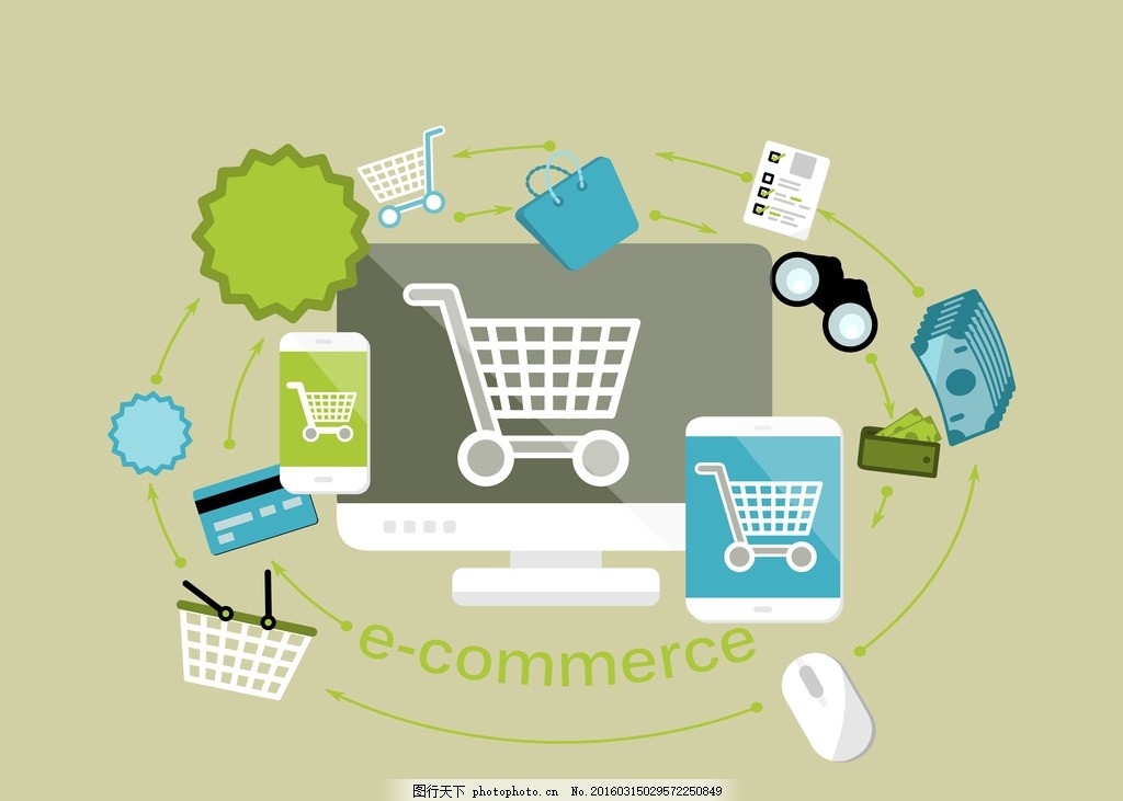 網(wǎng)購(gòu)新風(fēng)尚 扁平化插畫(huà)如何重塑移動(dòng)購(gòu)物體驗(yàn)